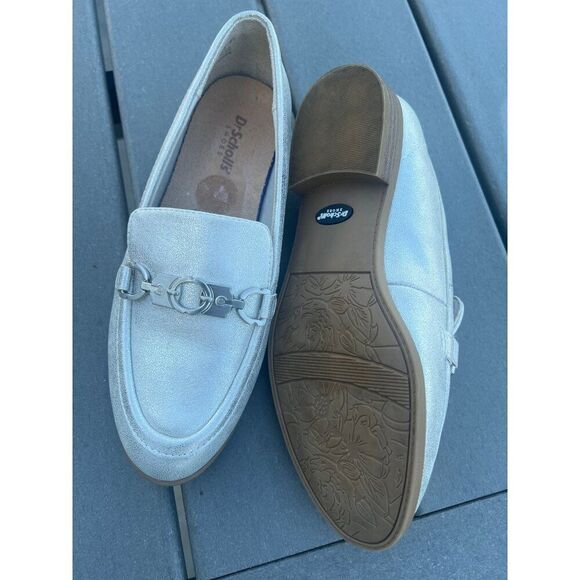 Dr Scholl’s Women Silver Rate Adorn Slip-On Loafers Size 6.5M - Picture 7 of 8
